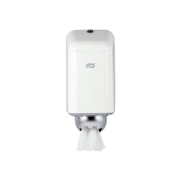 Tork Mini vit metall handduksdispenser