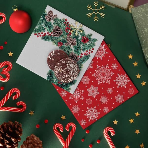 Engångsservett - servett i non-woven papper Paw decor-kollektion - AAN017300