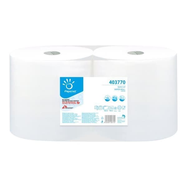 Papernet Special Pure Cellulose Hand Towel 816 Sheets Rulle 240,72 m Vit (paket med 2)