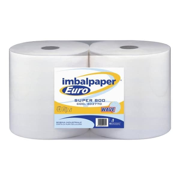 Papernet Special Pure Cellulose Hand Towel 816 Sheets Rulle 240,72 m Vit (paket med 2)