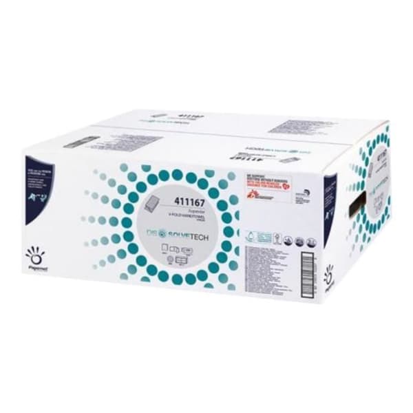 Papernet Superior Pure Cellulose Handduk 250 ark V-vikt Vit
