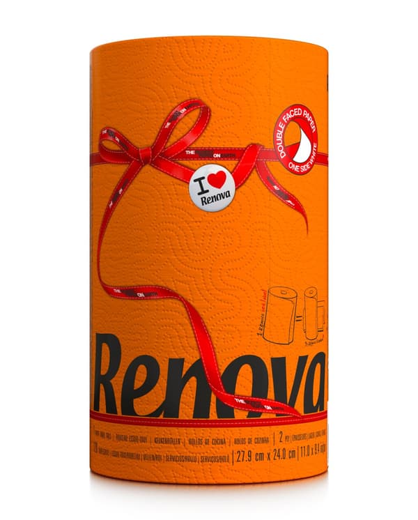 Renova papirhåndklæde Orange 1R