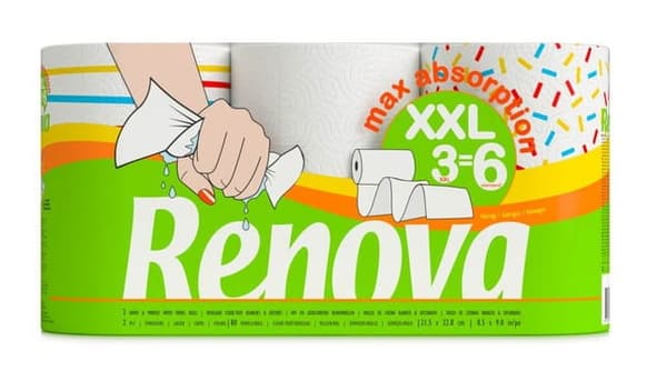 Renova Max Absorption XXL 3R papirhåndklæde