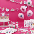 Miniatyrbild 2 av 2: P'TIT Clown re22515 - Pack av 20 födelsedagsservetter Prinsessor
