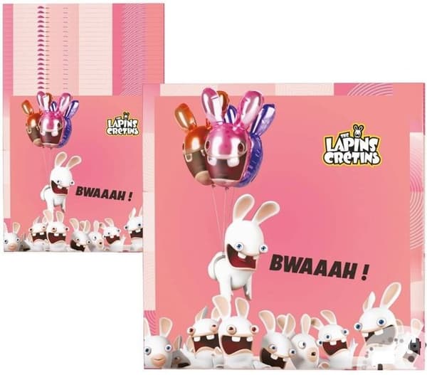 P'TIT Clown re23337, 20-pack servetter i papper Rabbids