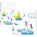 Miniatyrbild 1 av 2: P'TIT Clown re22513 - Paket med 20 servetter födelsedag Einhörnings