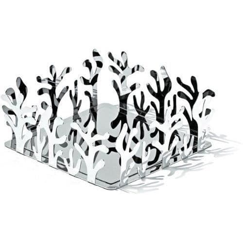Alessi Mediterraneo 18/10 rostfritt stål spegelpolerad hållare för pappersservetter