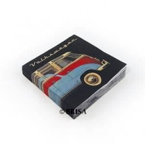 Pappersservetter - VW Volkswagen - T1 Bulli - Dekor Beetle - 20 stycken - 16.5 cm