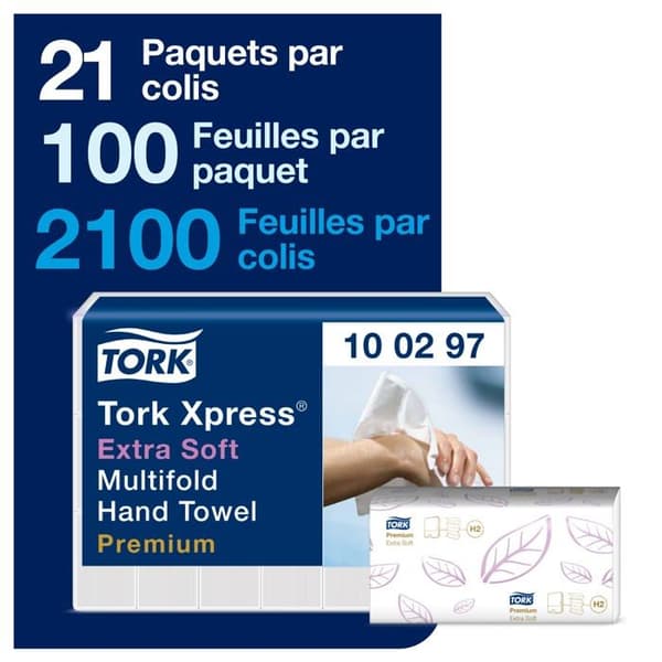 Pappershanddukar - Tork engångshanddukar - 100297