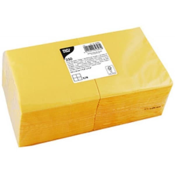 PAPSTAR Cocktailservett, 240 x 240 mm, 3-lagers, kräm 0,000000 Svart