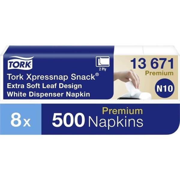 TORK Xpressnap Snack® pappersservetter 13671 8 st.