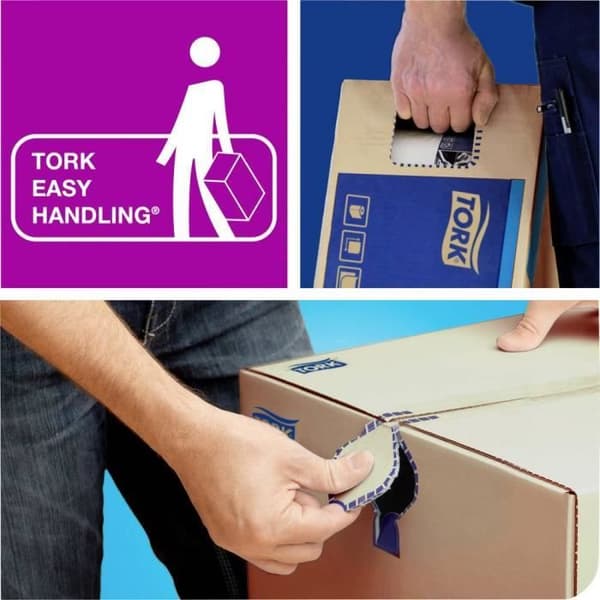 TORK 290143 Pappershandduk (L x B) 23 cm x 22,60 cm vit 15 x 250 ark-pack 3750 st.