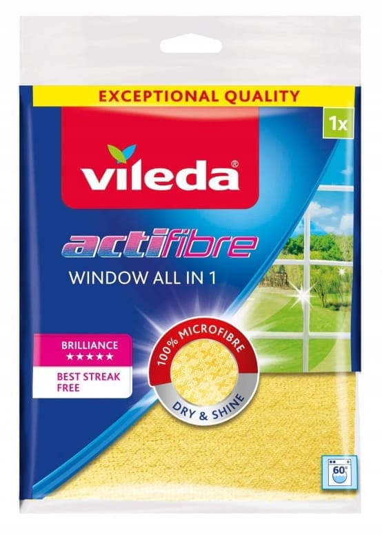 Actifibre universal absorberende klud til rengøring af vinduer Vileda