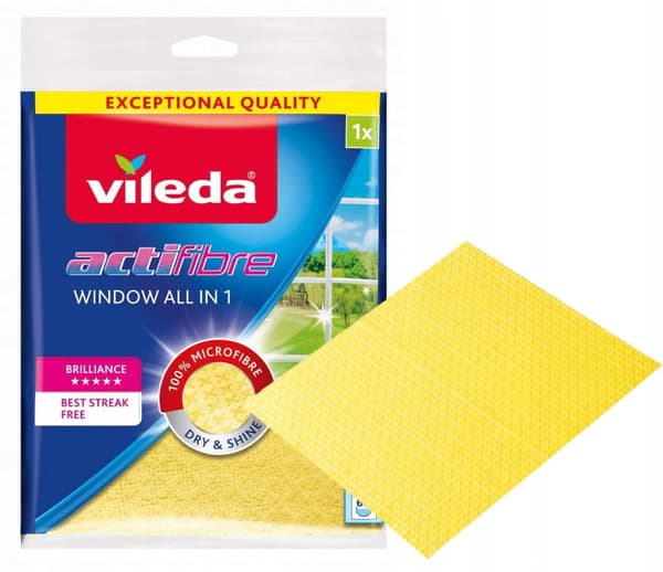 Actifibre universal absorberende klud til rengøring af vinduer Vileda