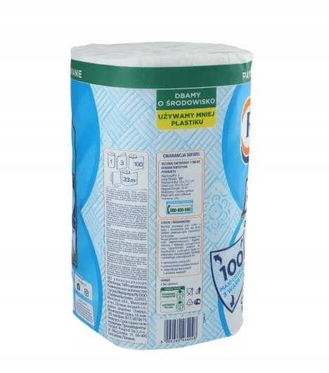 Regina universalpappershandduk 3 lager 100 ark
