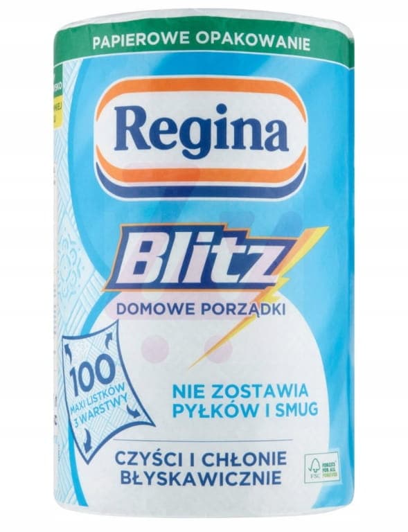 Regina universalpappershandduk 3 lager 100 ark