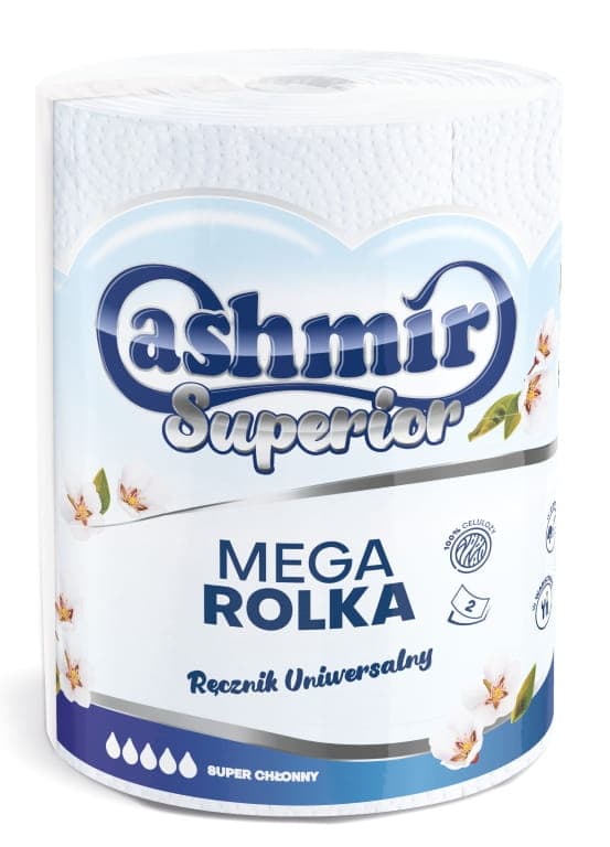 Cashmir køkkenrulle i 2 lag, super absorberende