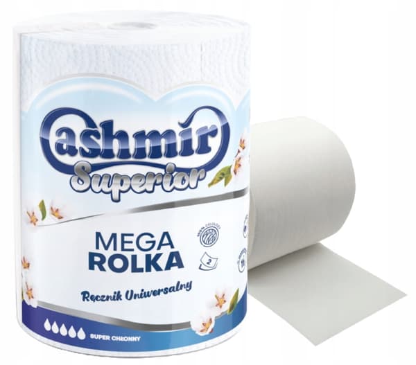 Cashmir køkkenrulle i 2 lag, super absorberende