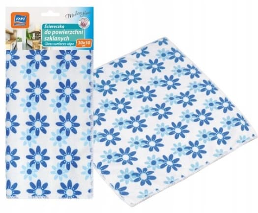 Absorberende mikrofiberglasklud 30 x 30 cm