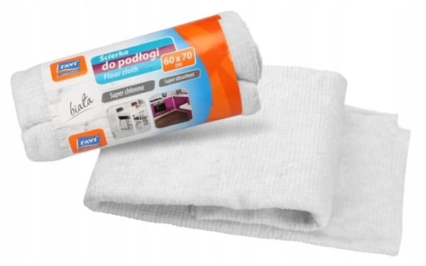 Golvduk vit 60x70 cm superabsorberande