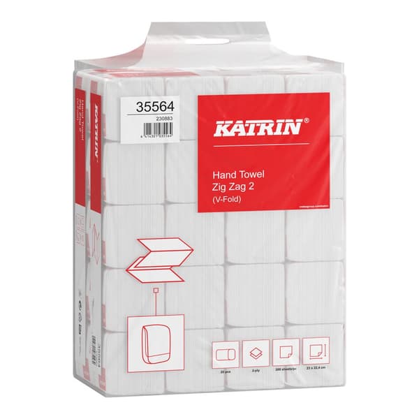 ZZ Katrin 2w håndklæde grå 4000 20x200, handypack
