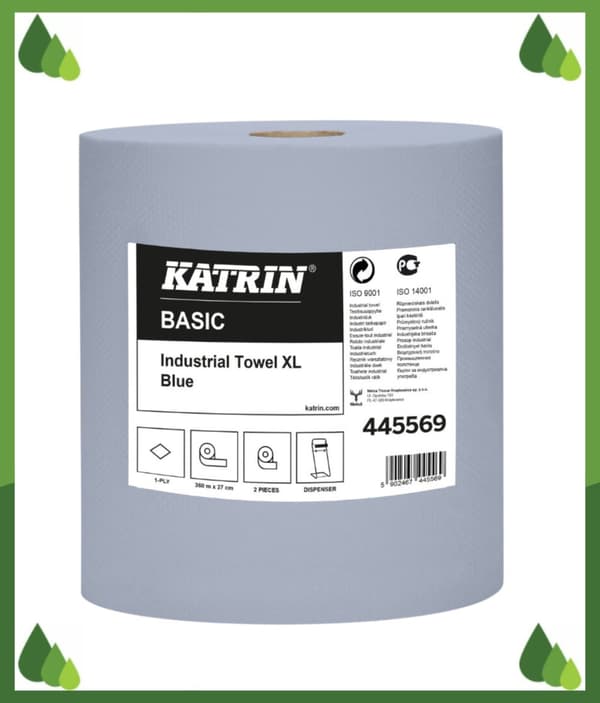 Pyyhintäliina 1w sininen BASIC XL 2 kpl pakkaus