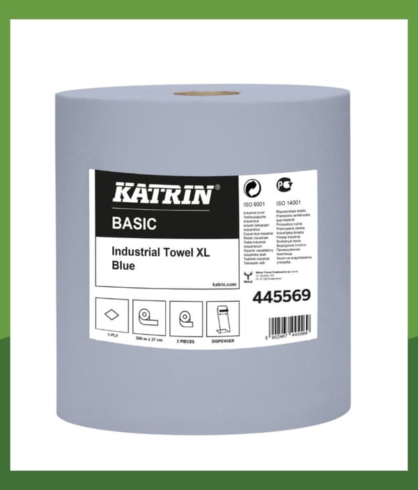 Pyyhintäliina 1w sininen BASIC XL 2 kpl pakkaus
