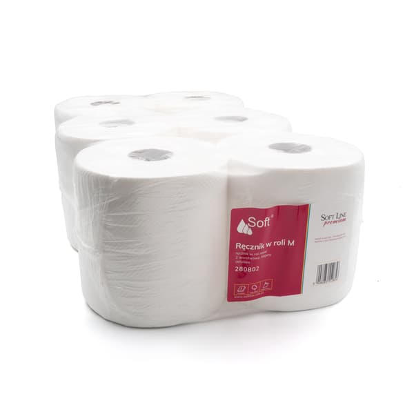 Blødt Premium maxi 2w cellulose rullehåndklæde a'6