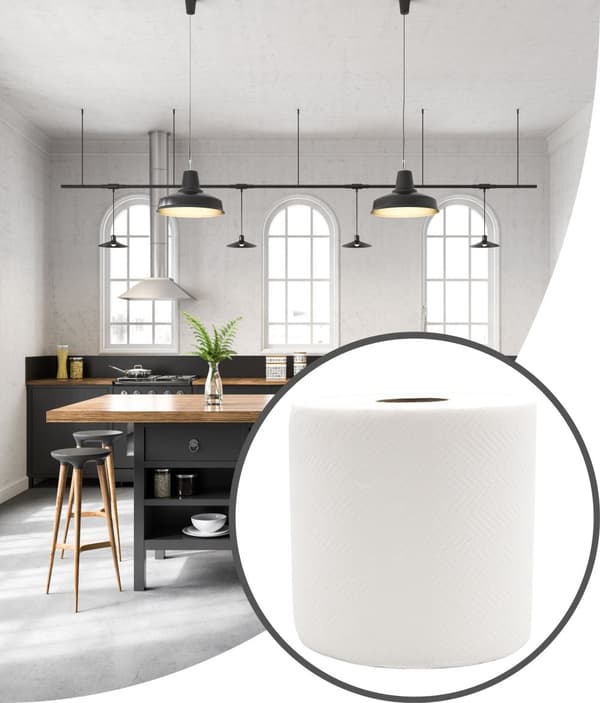 Blødt Premium maxi 2w cellulose rullehåndklæde a'6