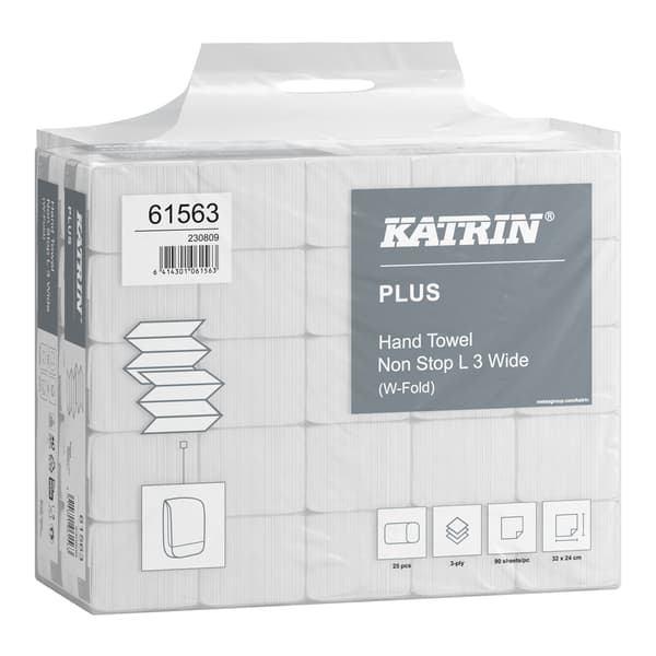 ZZ Katrin Handy Pack -pyyhe selluloosa, 3 wp, 32x24cm