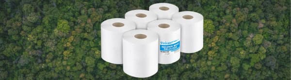 Maxi håndklæde 2w hvid cellulose 6 stk RCMA2100