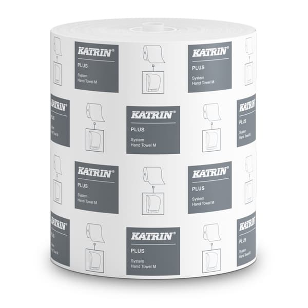 Katrin System håndklæde 300 m 1w cellulose 6 stk.