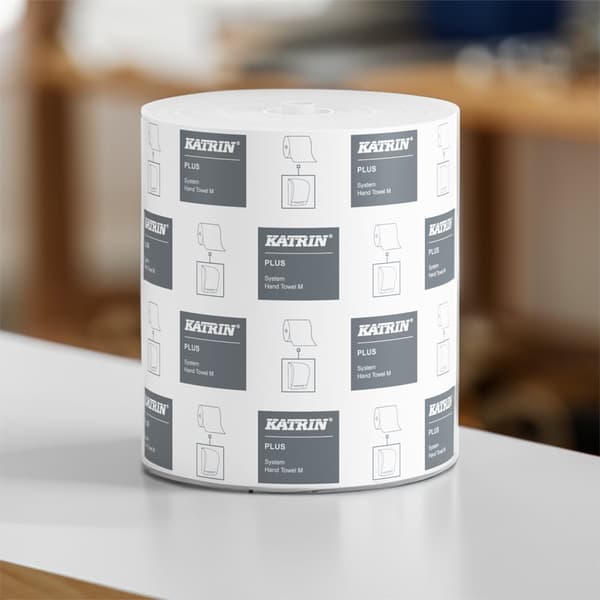 Katrin System håndklæde 300 m 1w cellulose 6 stk.