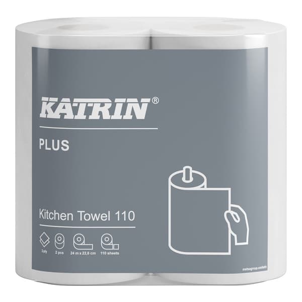 KATRIN køkkenrulle, 2w cellulose, 24 m a'18