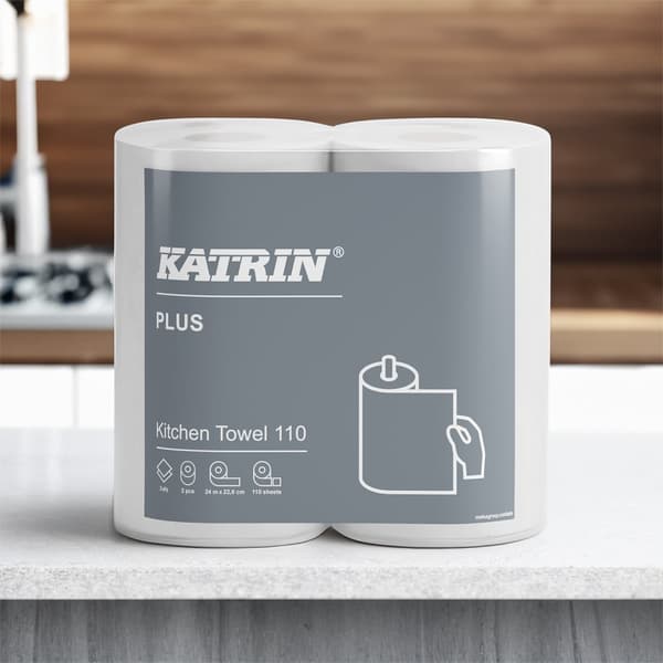 KATRIN køkkenrulle, 2w cellulose, 24 m a'18