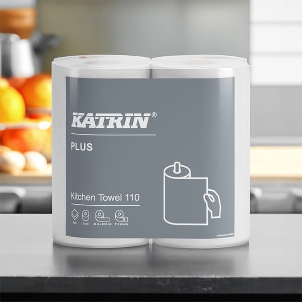KATRIN køkkenrulle, 2w cellulose, 24 m a'18