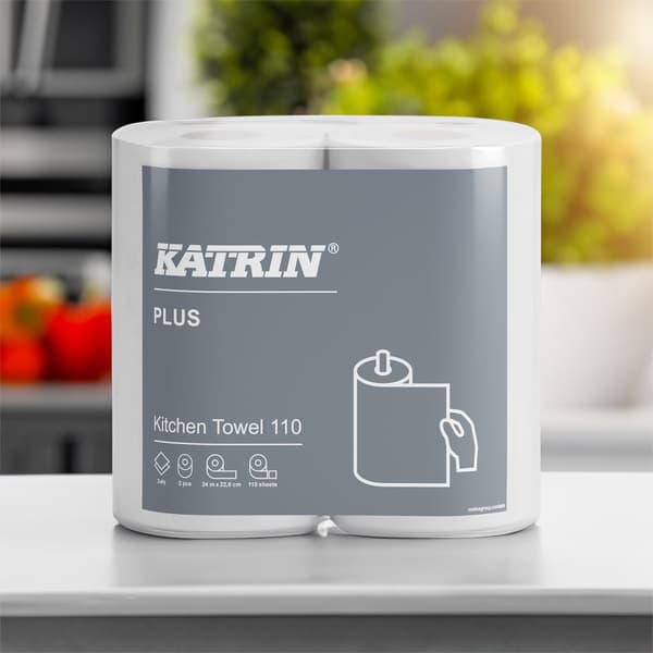 KATRIN køkkenrulle, 2w cellulose, 24 m a'18