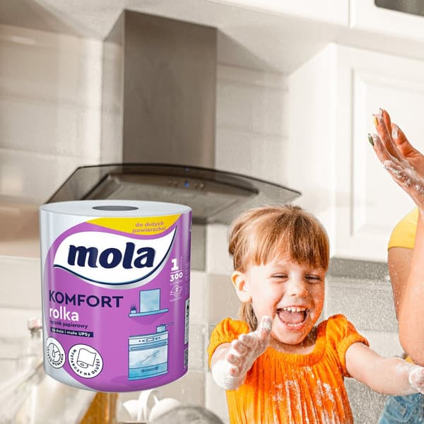 Mola Comfort papirhåndklæde 300 ark 2 i træk