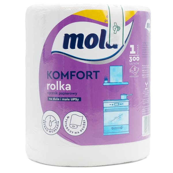 Mola Comfort papirhåndklæde 300 ark 2 i træk
