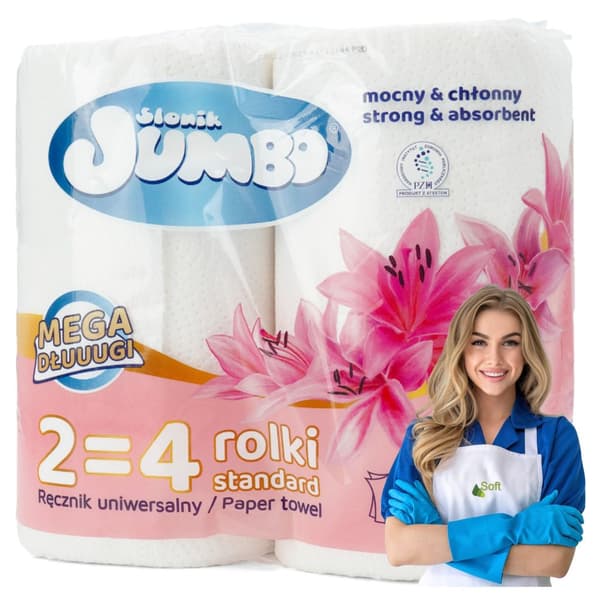 Talouspyyhkeet Elephant Jumbo Mega Long 2 kpl.