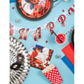 Miniatyrbild 2 av 3: Pappersservetter - Miraculous - Set med 20 - 33x33 cm - Röd - Färgglad - Barn