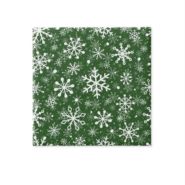 Engångsservett - servett i nonwoven-papper Paw decor-kollektion - 010761