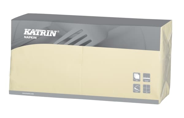 Serviet Fasana 33x33 cm 3-lag Elfenben,4 pk x 250 stk/krt