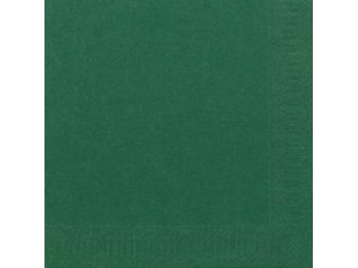Duni - Serviett - Størrelse 40 x 40 cm - avhendbar - mørk grønn (en pakke 125)