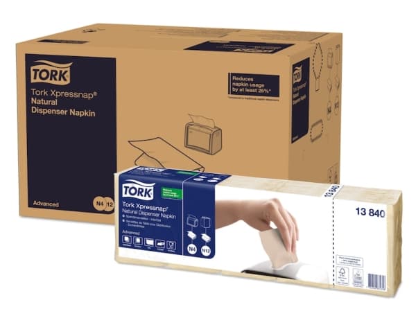 Tork 13840, Naturlig, 330 mm, 21,3 cm, 540 mm, 98 mm, 165 mm