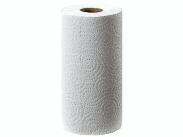 Køkkenrulle Tork Basic 2-lag 25.8 m ark 14cm x 20,6 cm,8 pk x 4rl/krt