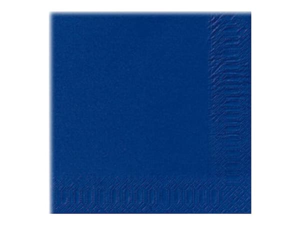 Duni - Serviet - Størrelse 33 x 33 cm - engangs - mørkeblå (pakkaus 125 kpl)
