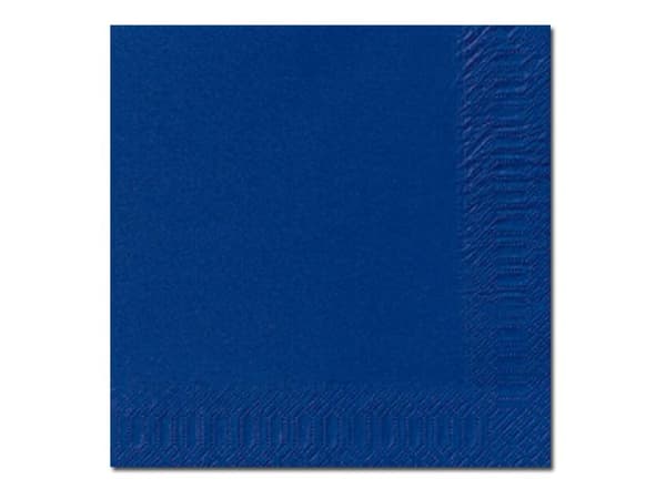 Duni - Servett - Storlek 33 x 33 cm - engångsvara - mörkblå (paket om 125)