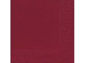 Duni - Servett - Storlek 33 x 33 cm - engångsvara - bordeaux (paket om 125)