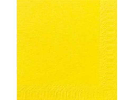 Serviet Duni 33x33 cm 3-lag gul - (8 pakker x 125 stk.)